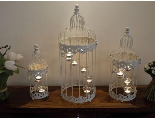BIRDCAGE CANDLE HOLDER MED