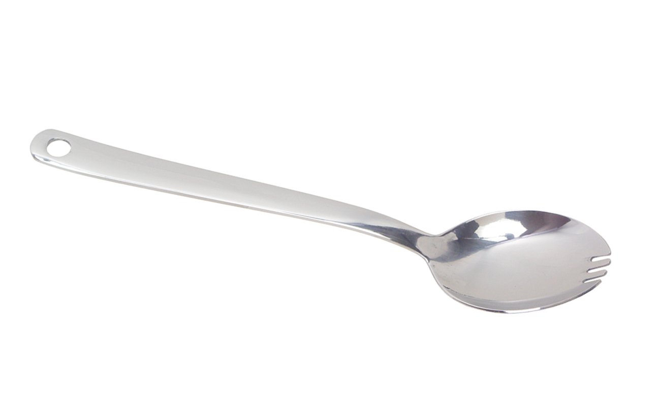 Set of 5 Stainless Steel Long-handle Spoon Fork Forkspoon Cutlery