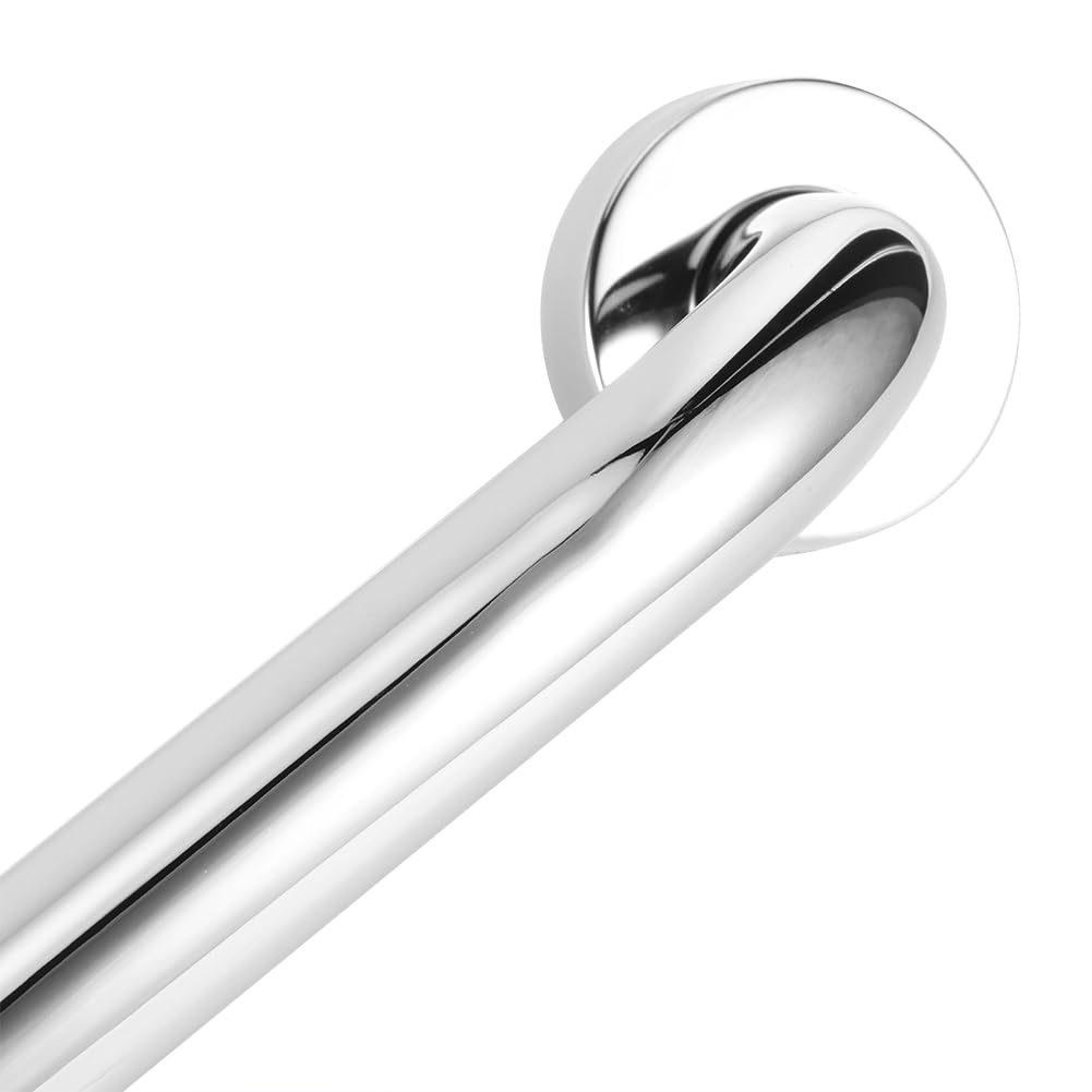 Maniglione Curvo per Doccia 46 Cm Maniglia per Vasca da Bagno in Acciaio Inox Maniglia a Parete Maniglia per Doccia Maniglia di Sicurezza Maniglia Antiscivolo per Bambini Anziani