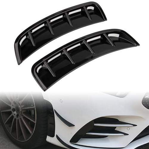 PSLER Spoiler Pare-chocs Avant pour Classe à W177 Auto Spoiler Latéral pour Classe A Hatchback Sedan W177 AMG Line 2018+ Diffuseur Pare-chocs Avant Universel pour A180L A200L