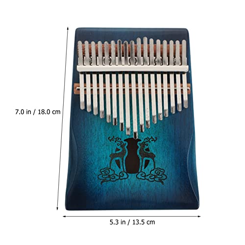 BIENKA Kalimba Thumb Piano 17 Keys: Portable Mbira Finger Piano avec Tuning Hammer Professional Thumb Piano Piano - Les Beatles, Paul McCartney, John Lennon, RIngo Starr, George Harrison BIENKA Kalimba Thumb Piano 17 Keys: Portable Mbira Finger Piano avec Tuning Hammer Professional Thumb Piano Piano – Image 4