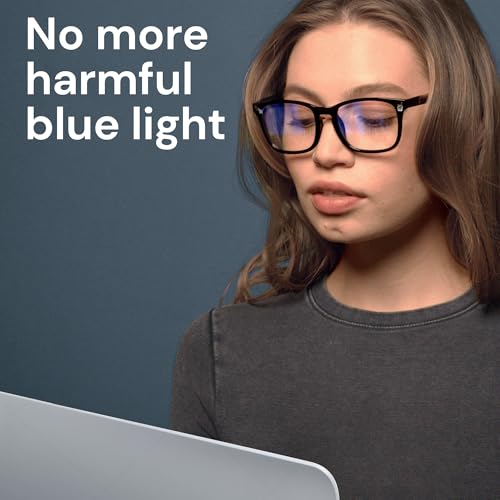 Image of Gaoye Eyewear Frames for Men - Blue Light Blocking Square Glasses, Anti UV Ray Computer Gaming, Blue Blockers for Women