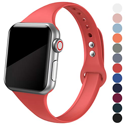 NetBoat Compatible Cinturino per Apple Watch Cinturino 40mm 38mm, Cinturino Morbido di Ricambio in Silicone per iWatch Series 4/3/2/1/5