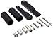KratorĀ® Kawasaki Ninja 650 / EX650 / 650R No Cut Black Frame Sliders (2009-2011) Frame Bobbins Sliders Crash Protectors Motorcycle Sportbike