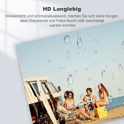 Bonsaii Laminierfolien A4, 80 mikron, 100 Stück, transparent, glänzend, kompatibel mit der L418-C laminiergerät, für den Einsatz zu Hause oder im Büro(LP100-A4)