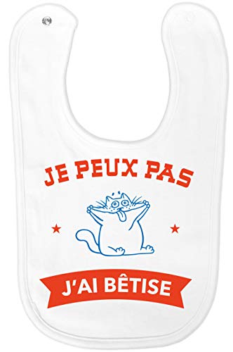 Bavoir rigolo Je peux pas J'ai bêtise Cover