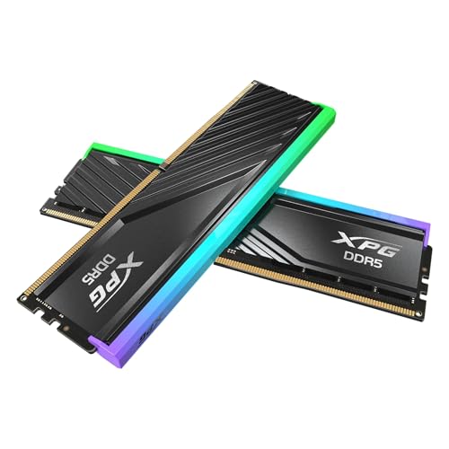 Image of ADATA XPG Lancer Blade RGB (16GBx2) DDR5 U-DIMM 6000MHz CL36 - Black (AX5U6000C3616G-DTLABRBK)