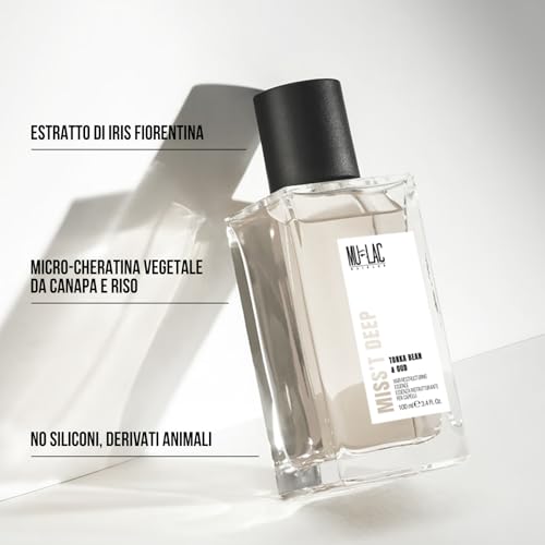 Mulac - Miss't Deep - Essenza Ristrutturante Capelli, Profumo Capelli Fragranza Bergamotto E Zafferano, Azione Protettiva E Ristrutturante, 100Ml - 5