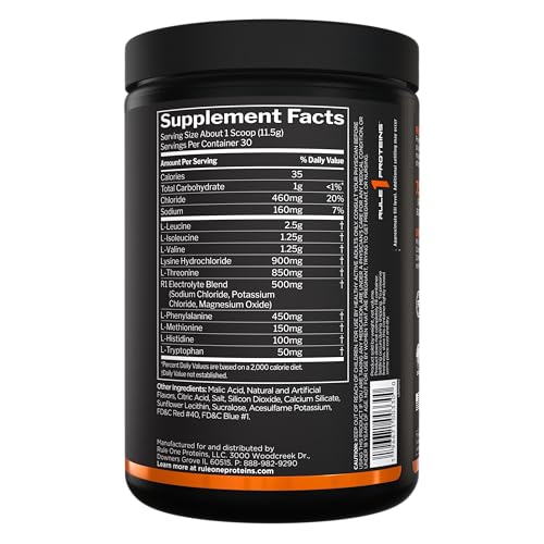 Essential Amino 9 Rule One Grape 345g : acides aminés essentiels - 2