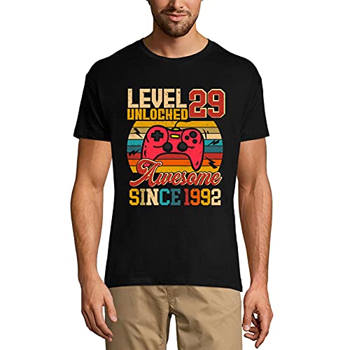 T-Shirt 29 Ans Niveau 29 Débloqué Homme Vintage 1996