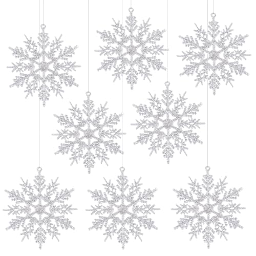 MELLIEX 24 Stück Schneeflocken Weihnachten Deko,...