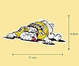 Multicolor Ecoshirt 9D-YNQ8-9KVP Pegatinas Stickers Dog Perro Rossi Ref: Pd87 Aufkleber Autocollants Adesivi Moto GP Decals Motorcycle