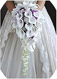 ramo novia azul y rosa Boda de la flor: Brooch Bouquet, Accesorios de boda: Bouquet nupcial