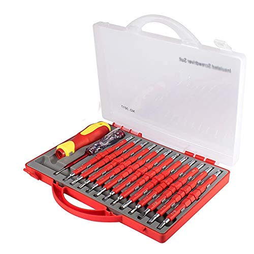 Insulated Screwdriver Set 26Pcs Torx Slotted Cross Magnetic Screwdriver Bits Household Electrician Repair Hand Tools