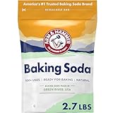 ARM & HAMMER Baking Soda Made in USA, Ideal for Baking, Pure & Natural, 2.7lb Bag