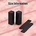 Framendino, 50 Pack Black Rectangle Lipstick Boxes Lip Gloss Bottle Reusable Balm Packaging Cases Essential Oil Wrapping Box for DIY Gift