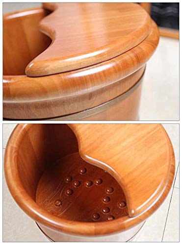 Spa de pies de madera natural para pedicure miniatura 3