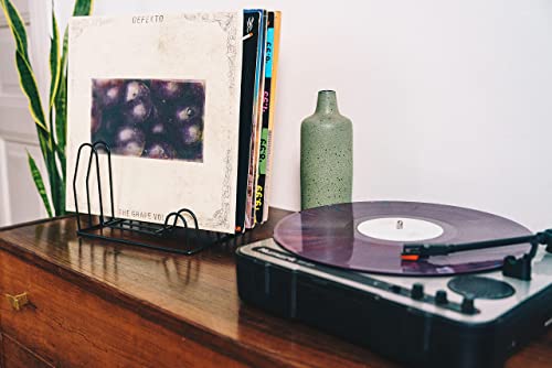 draadwerk Support de rangement pour disques vinyles – Support en vinyle pour 35 plaques – Support LP – Porte-brochures… - Les Beatles, Paul McCartney, John Lennon, RIngo Starr, George Harrison draadwerk Support de rangement pour disques vinyles - Support en vinyle pour 35 plaques - Support LP - Porte-brochures… – Image 3