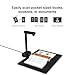 VIISAN A8401 Document Scanner Camera: 16MP Output, Portable USB Camera for Laptop/Desktop, Deskewing, Multiple Page Documents Scanning, OCR & TTS Tech, Works with Windows & MacOS