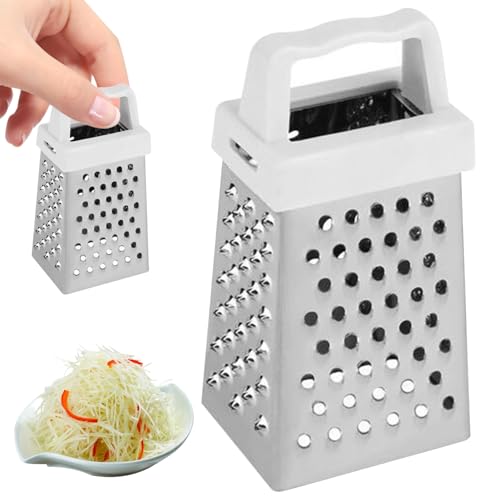 Rallador de Queso 4 Lados Acero Inoxidable con Mango miniatura 4