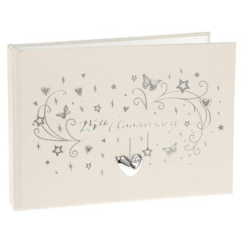 25th Silver Wedding Anniversary Star Cluster Photo Album 6x4