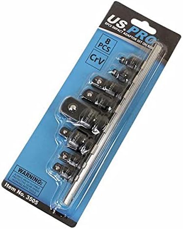 US PRO Tools Impact Socket Adaptor Set 1/4" 3/8" 1/2" 3/4" Drive Step up/Down Reducer 3505