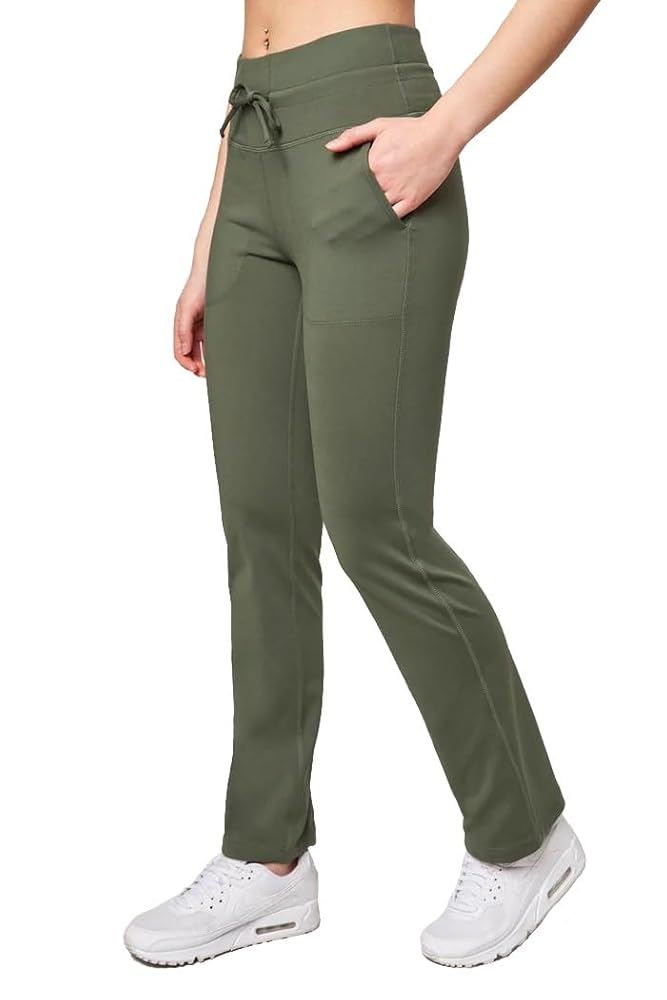 パンツ MALIPARMI Woman Pants Green JH757050626 D6057 Amazon.com: Mondetta High-Rise Flare Women' Pant Thyme Size