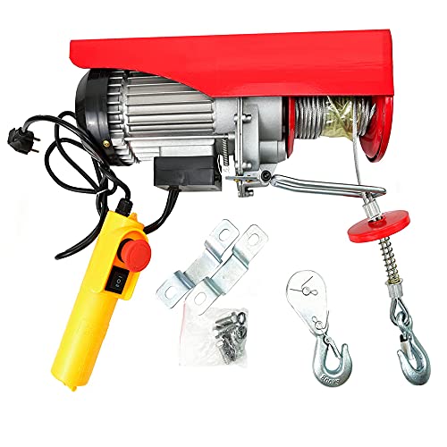 Paranco Sollevatore Argano Montacarico Montacarichi elettrico 800-400 Kg 1300W