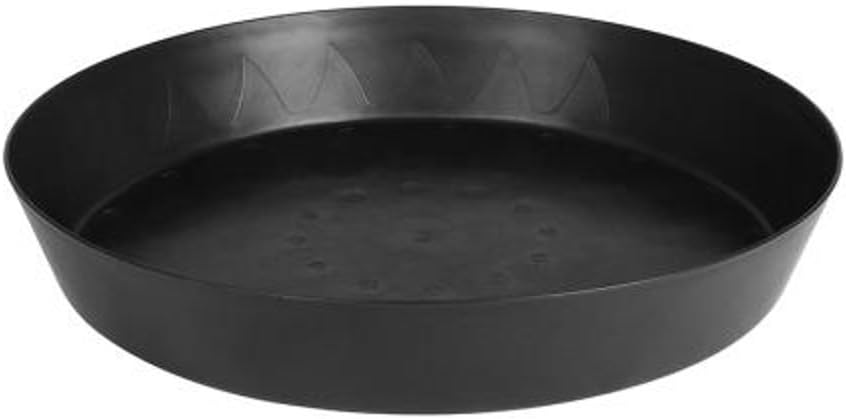 Gro Pro Heavy Duty Saucer with Tall Sides 20 Inch, Black