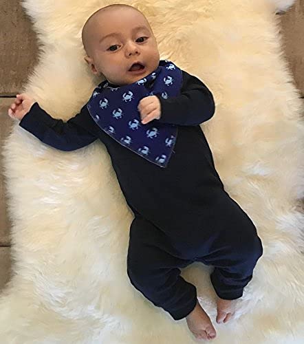 Jolly Jon Nautical Baby Bandana Drool Bibs - 4 Pack Baby Bib Gift Set - Nautical Drooling And Teething Babies – Thick Soft Absorbent Sea Bibs - Cotton Bibs For Boys And Girls #TOP2