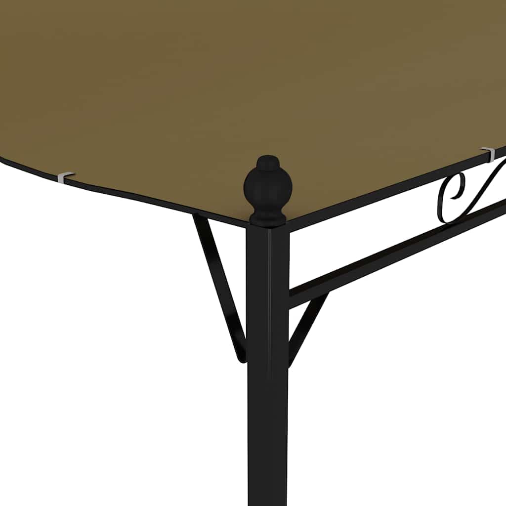 Markiza namiotowa 3x2 m Taupe 180 g/m², poliester domek ogrodowy ze stalową konstrukcją na spotkania rodzinne, grill, kemping i imprezy