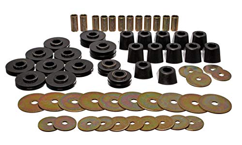 Vertical Misalignment Between Cab and Pickup Box on Driver Side of Vehicle - 2019-2021 Chevrolet Silverado & GMC Sierra 6 Energy Suspension 3.4110G Body Mount Set for GM Blazer 4WD