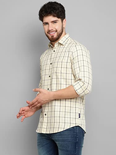 Image of Allen Cooper Checks Shirts for Men - 100% Cotton Comfort Fit Casual and Formal Shirt - Breathable, Soft, Classic Style (Multiple Colors)