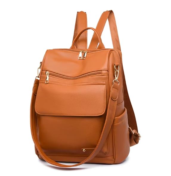 Mochila Bolsa Feminina Resistente Com Bolso Antifurto e Super Charmosa com Alça de Ombro Perfeita Para Trabalho Dia A Dia Passeio