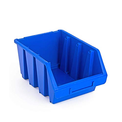 ADB Sichtlagerkasten Gr3 blau Stapelbox Sichtlagerboxen Lagerbox 170x240x126 mm Cover