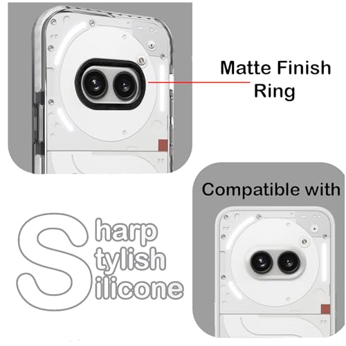 Image of A rtistque Ultra Stylish Back Cover Case for Nothing-Phone-2a / 2a Plus 5G | Premium Shockproof TPU | Protective Design | Bumper Cover | Nothing Phone 2a Back Cover - White