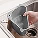 Sink Basket, Triangular Multifunctional Drain Shelf Sink Storage Rack Kitchen Sucker Storage Holder Bathroom Support Corner Hanging Shelf Soap Box Organizer (gray)