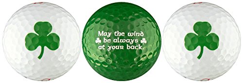 Enjoylife Inc Shamrock W/Irish Blessing Golf Ball Gift Set