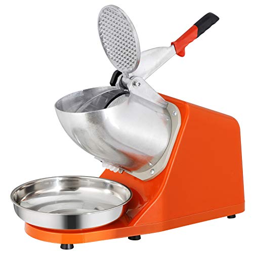 300W Electric Ice Crusher Machine Shaver Shaved Icee Snow Cone Maker 143 lbs New