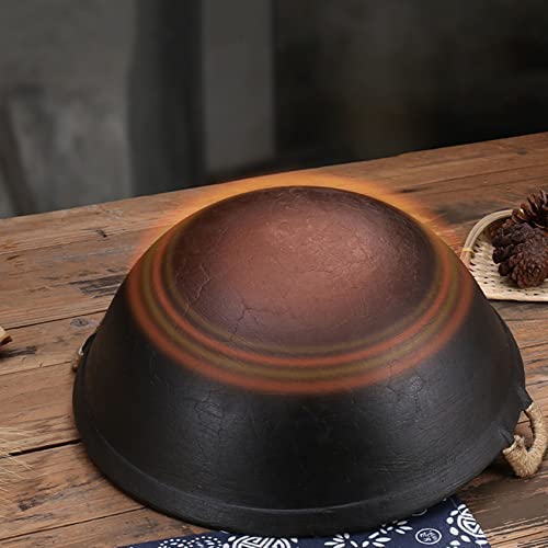 Wok de Hierro Fundido 34cm, Doble Asa miniatura 2