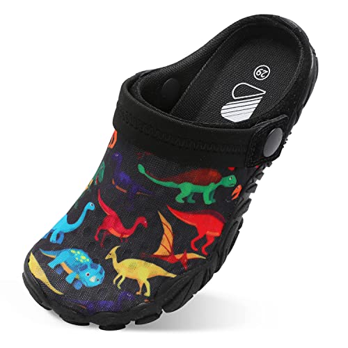 Kids Boys Girls Swimming Hiking Water Shoes Sandals Wide House Slippers Clogs Colorful Red Dinosaur 2 Big Kid #TOP4