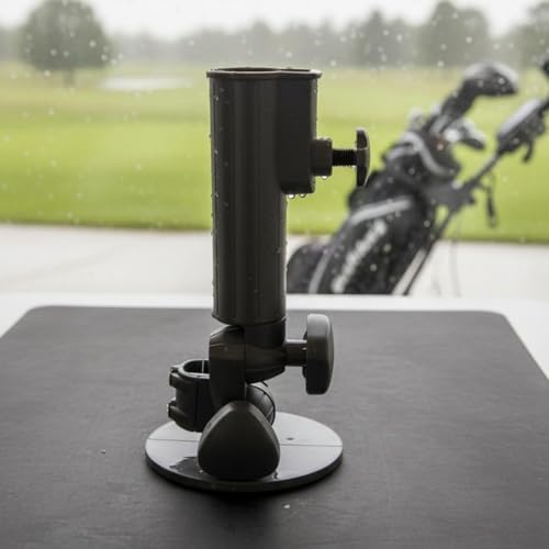 FytStycale Bracket Umbrella Holder Clamp Attachment Adjustable Vehicle Mount Stand Multi Angle Control Weather Resistant suitable for s bike handlebars - 4