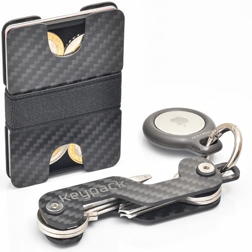 Keypack 4-in-1 Geschenkset: Key Organizer + Multitool + AirTag Halter