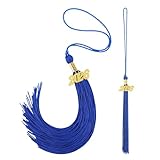 2026 Graduation Tassel 2 Pcs 2026 Tassel CharmBlue Tassels Graduation Memorial Tassels Grad Cap Accessories for Graduate Hat Ceremonies Memorial Graduations Decorations