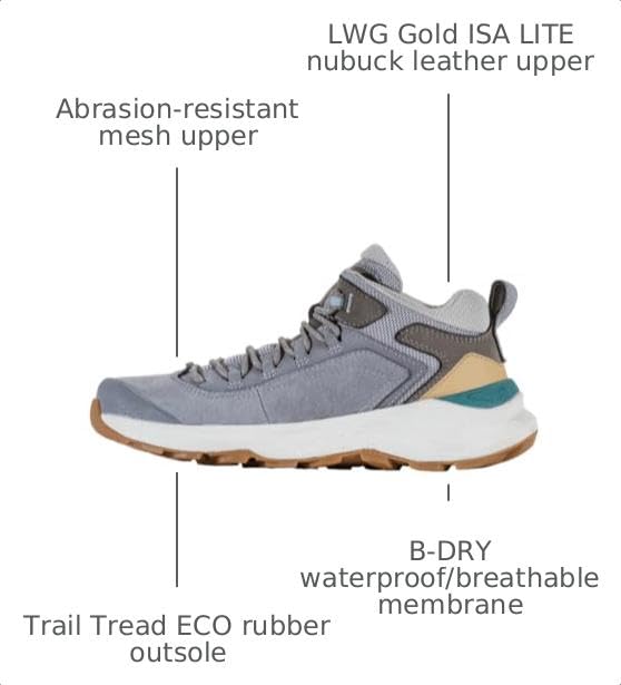 Image of Oboz Women's Cottonwood Mid B-DRY Hiking Boot