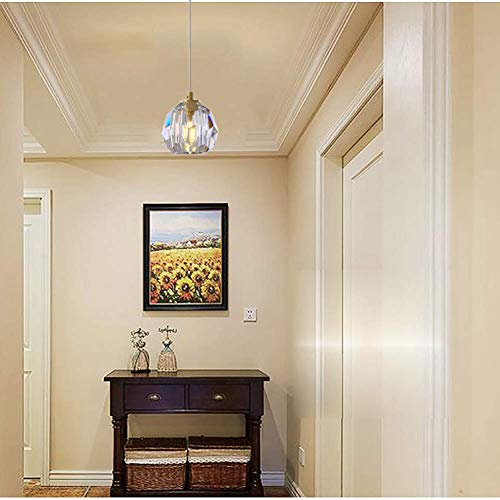 Candelabro nórdico de bronce y vidrio con 4 luces para comedor 5