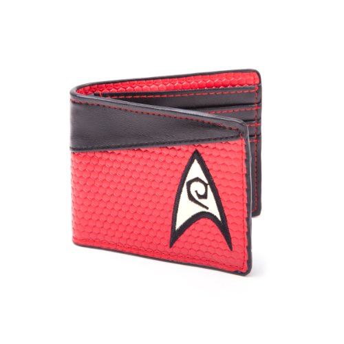 Price comparison product image Star Trek Bi-Fold Engineering Logo Wallet (Red)