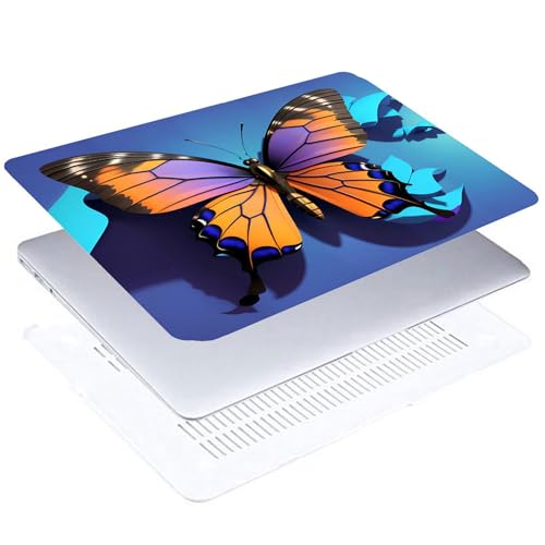 Coque MacBook Pro 13 inch A1278 Rigide Papillon Housse Clavier PC - 6