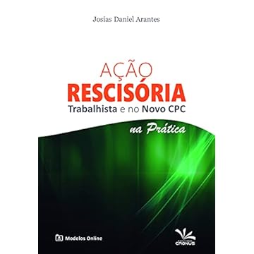 Capa do livro Ação Rescisória Trabalhista E No Novo Cpc