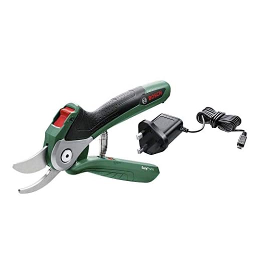 Bosch 06008B2070 Cordless Secateurs EasyPrune (Integrated 3.6 V, 450 Cuts/Battery Charge in Blister Pack), Green